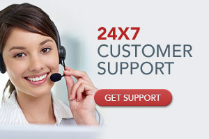24x7 Customer Support. Get Support.
